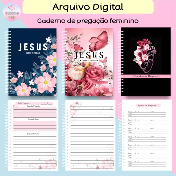 Caderno Pregação Feminino e Masculino- arquivo digital