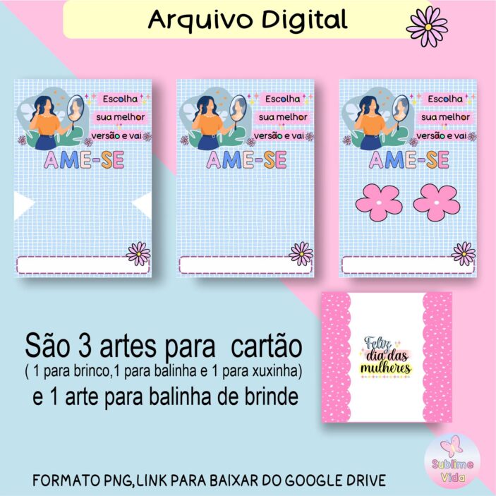 Kit Para o Dia das Mulheres, arquivo digital