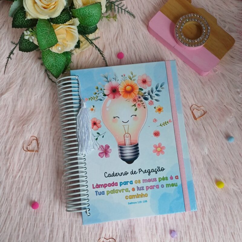 Arquivo digital caderno pregação feminino ( capa lâmpada)