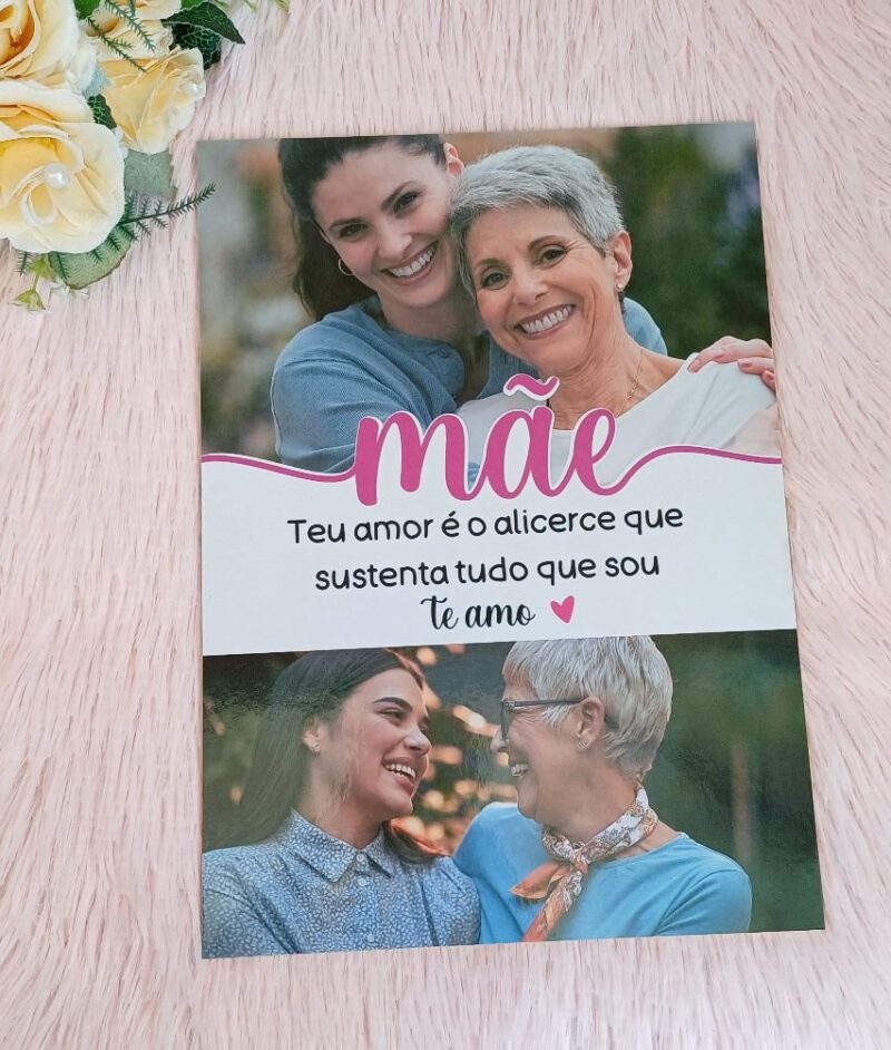 Arte mãe com 2 fotos ( arquivo digital) - Imagem 2