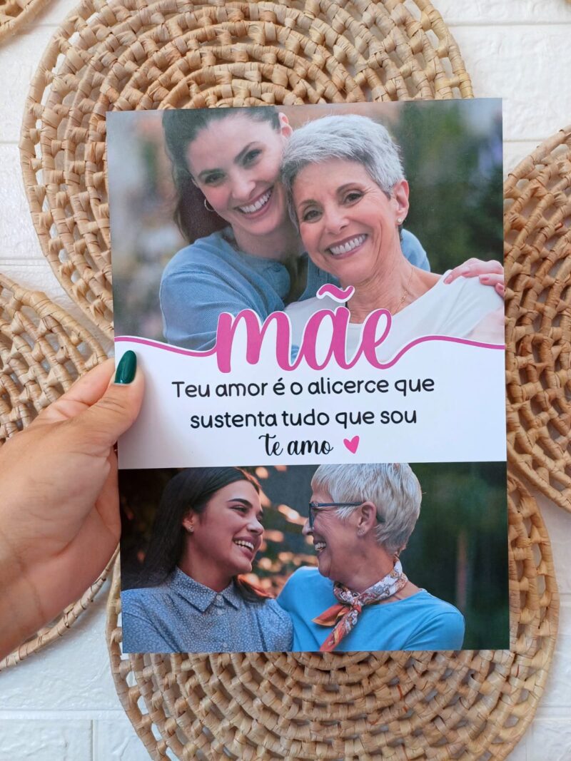 Arte mãe com 2 fotos ( arquivo digital)