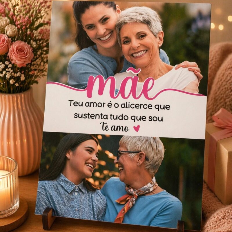 Arte mãe com 2 fotos ( arquivo digital)