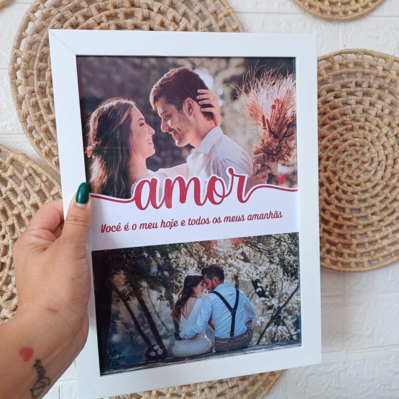 Arte casal com 2 fotos ( arquivo digital)