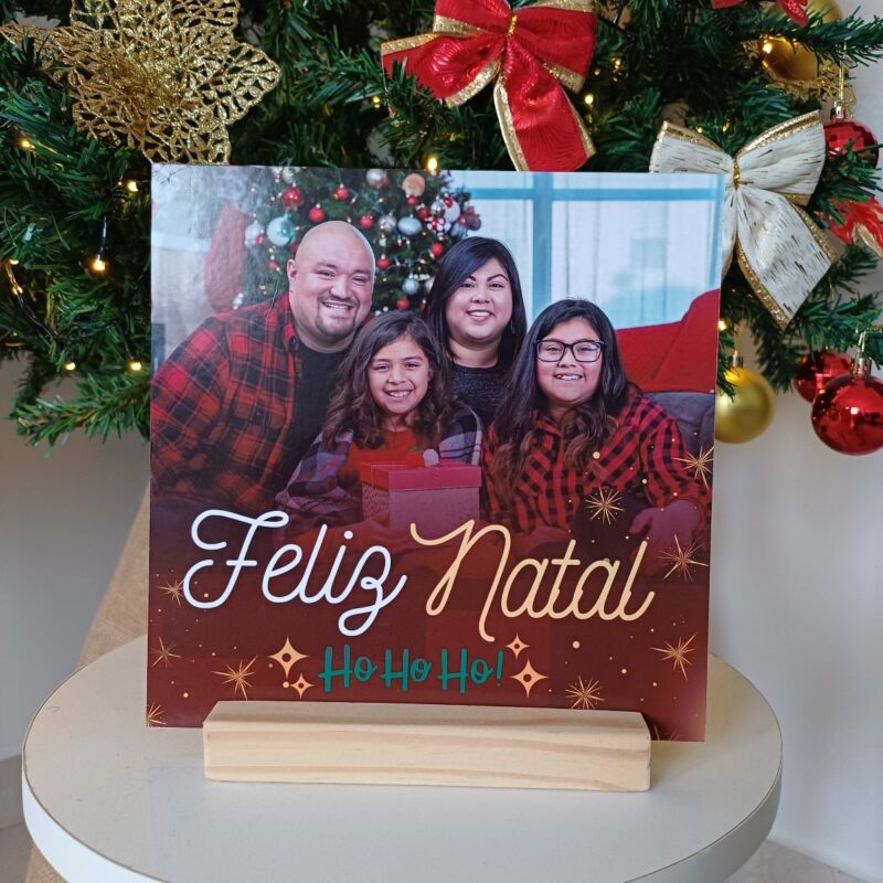 Arte placa tema natal ( arquivo digital)