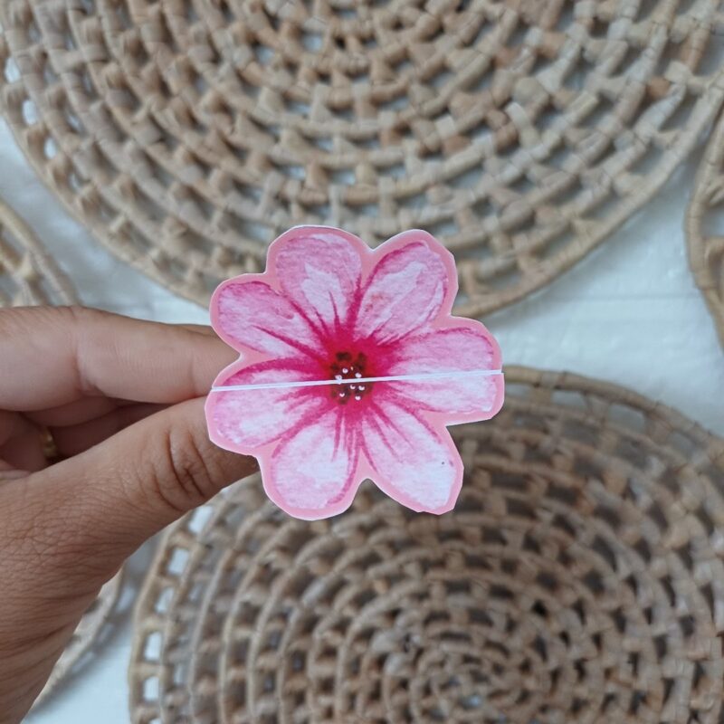 cartão para retrovisor modelo flor