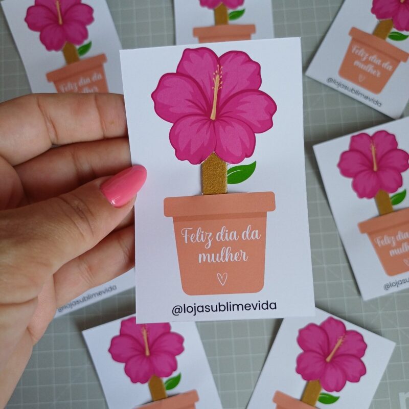 cartão para lixa tema dia da mulher( arquivo digital)