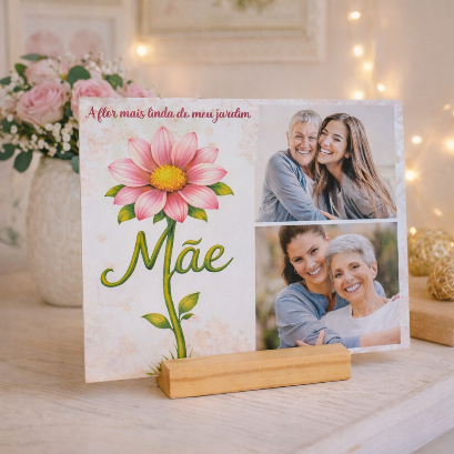 Arte placa mãe a flor mais linda do meu jardim ( arquivo digital)