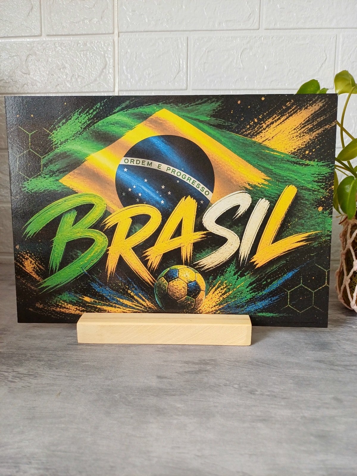 Arte placa bandeiradoBrasil ( arquivo digital) - Imagem 2